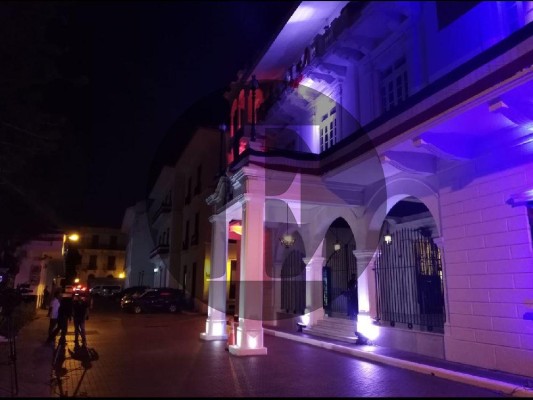 Fachada de la Presidencia de Panamá, este miércoles 6 de noviembre.