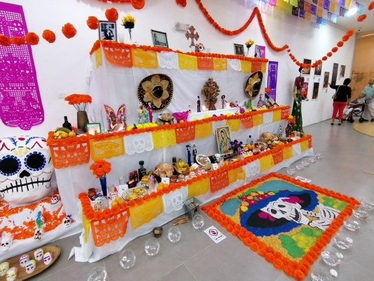 Altar en Panam&aacute; del D&iacute;a de los Muertos