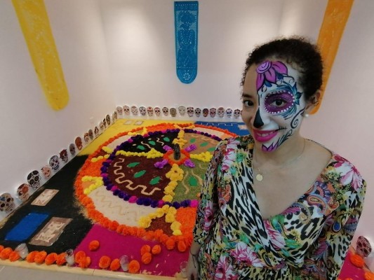 Altar en Panam&aacute; del D&iacute;a de los Muertos