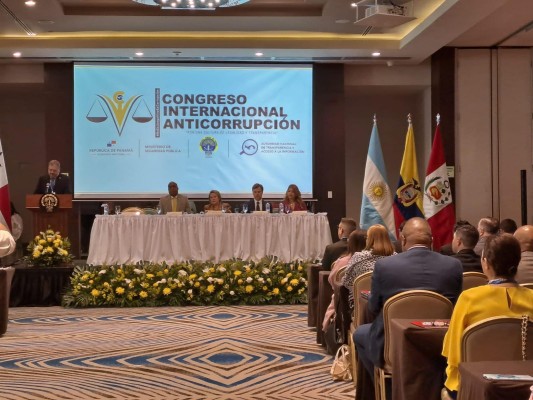 Acto de inauguración del Congreso Internacional Anticorrupción