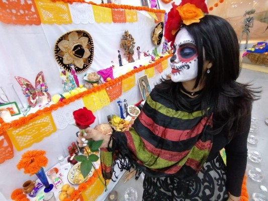 Altar en Panam&aacute; del D&iacute;a de los Muertos