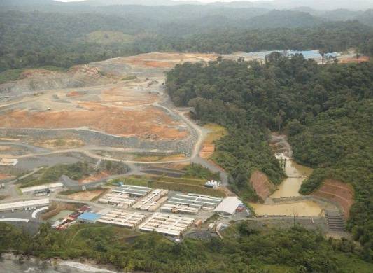 Imagen de 2017 donde se muestra el proyecto Cobre Panamá, ubicado en Donoso, Colón.
