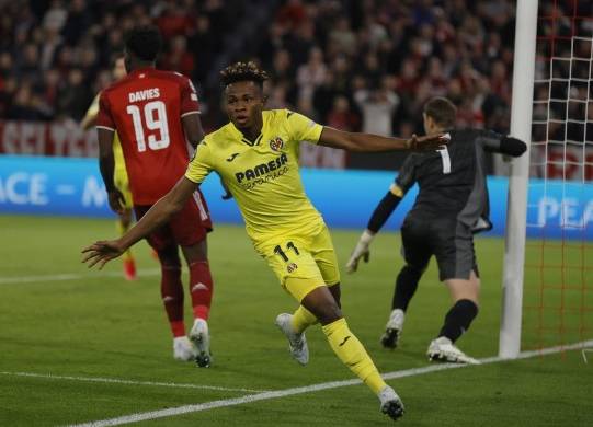 Churkwueze pone al Villarreal en semifinales de la Liga de Campeones