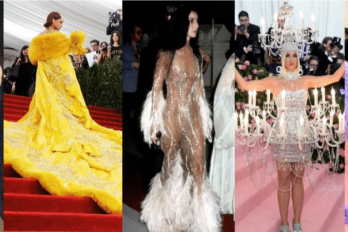 Algunos de los icónicos looks en los Met Gala.