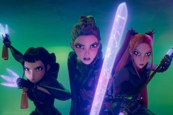 Imagen cedida por Netflix que muestra un fragmento de la película ‘KPop Demon Hunters’.