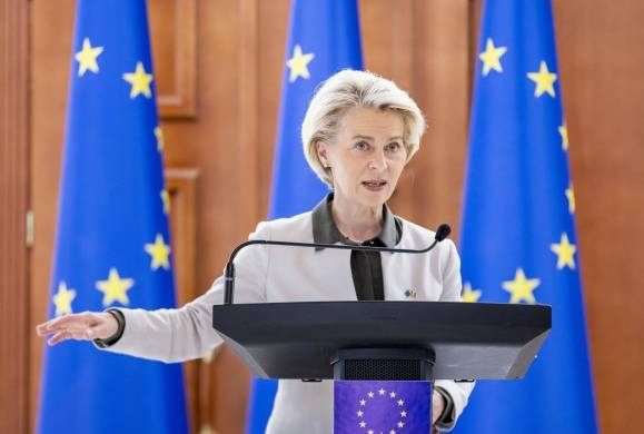 Foto de archivo de la presidenta la presidenta de la Comisión Europea, Ursula von der Leyen.