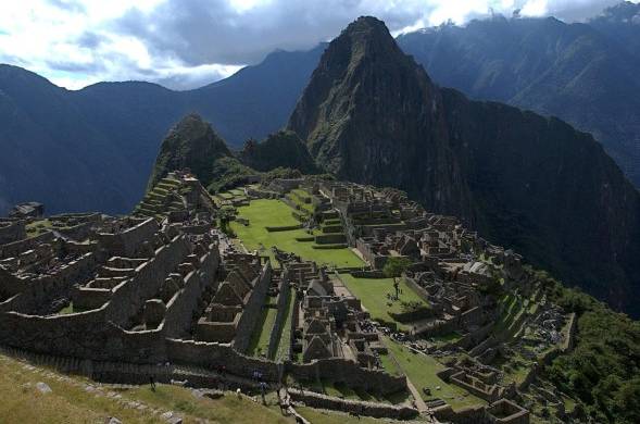Vista del Machu Pichu.