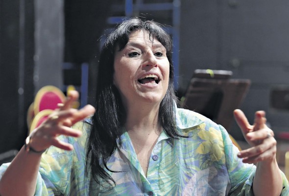 La directora francesa Nathalie Marín.