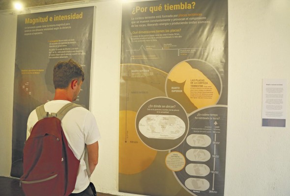Una exposición en México plantea la relación entre los terremotos y el arte
