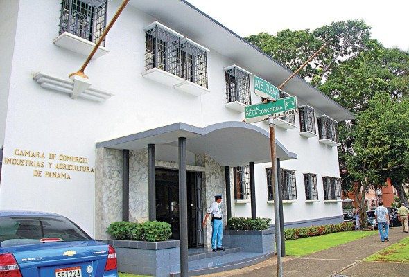 Sede de la Cámara de Comercio de Panamá.