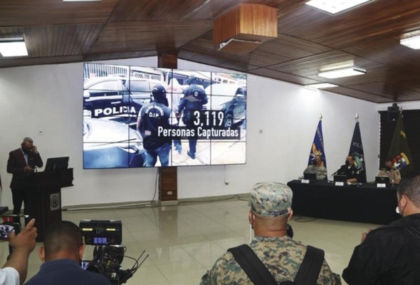Las autoridades policiales informaron de las acciones en el mes de abril.