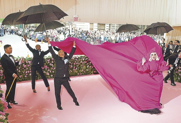 Lady Gaga en la gala del Met en 2019.
