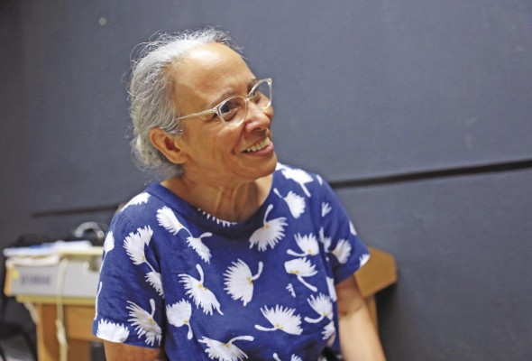 La directora de la obra, Nyra Soberón Torchía