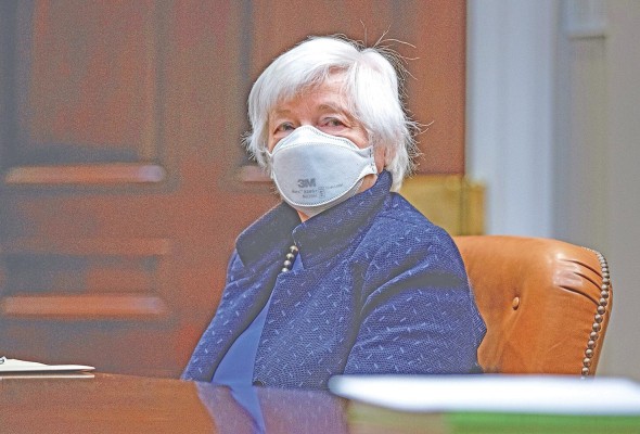 La secretaria del Tesoro de Estados Unidos, Janet Yellen.