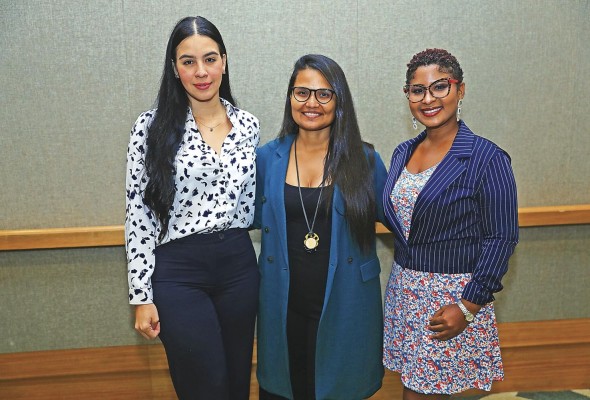 Angie Moreno, Yasit D' Angelo y Ruth Quiroz
