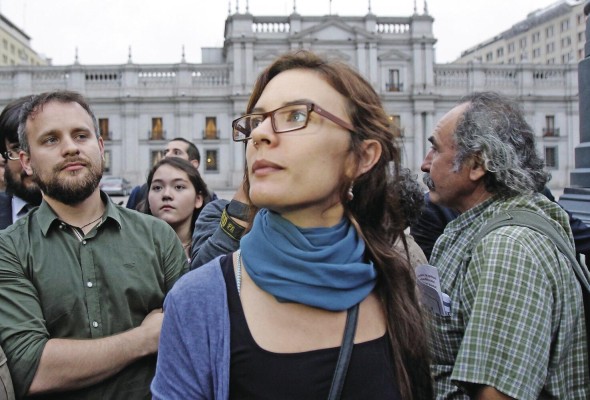 La diputada de izquierda, Camila Vallejo, una de las autoras del proyecto.