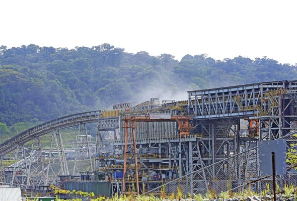 Instalaciones de Minera Panamá operada por First Quantum.