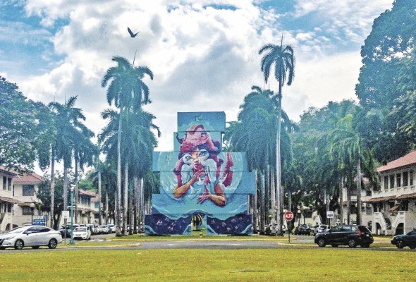 Desde el año pasado se instaló un proyecto artístico que se propuso como temporal, sin embargo, no se dijo por cuánto tiempo.