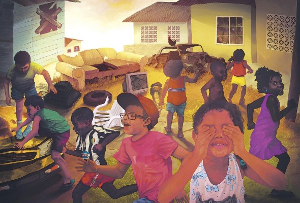 'Cuenta hasta 20', obra ganadora del primer lugar en la categoría arte digital, creada por Miguel Ángel Rodríguez.