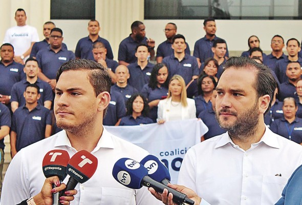 Los diputados Juan Diego Vásquez y Gabriel Silva, creadores de la Coalición Vamos.