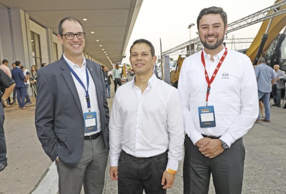 Fabio Freitas, Ricardo Arias y Eduardo Marcos