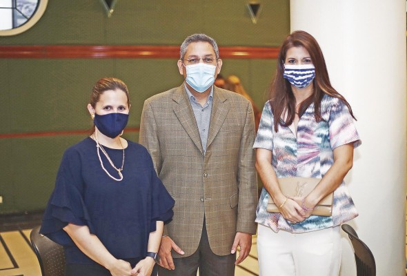 María Eugenia Grimaldo, Eduardo Quirós y Magali Martínez