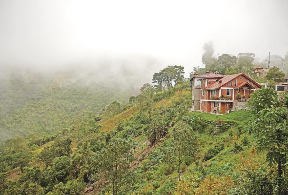Una casa del programa de convivencia en hogares en la Comunidad de Yunguilla, el 29 de septiembre de 2022, en Yunguilla (Ecuador).