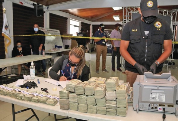 La confiscación de hace unos días rompió récords de decomiso de dinero, según el procurador.