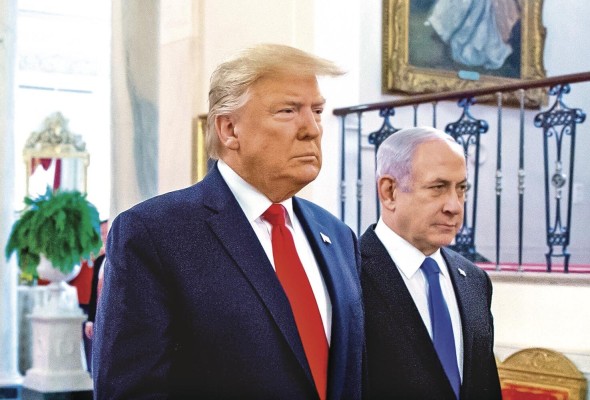 Trump, junto al primer ministro israelí Benjamín Netanyahu, hizo el anuncio ayer.