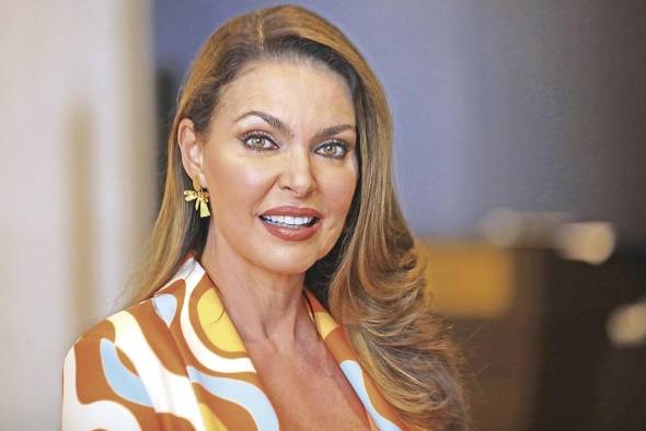 Bárbara Palacios, en el hotel Hilton, durante la entrevista con este medio.