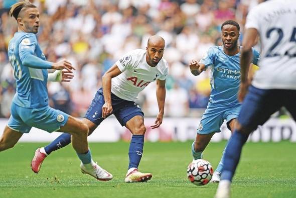 El primer partido del Manchester City fue contra el Tottenham en su estadio de Londres, el pasado 15 de agosto.