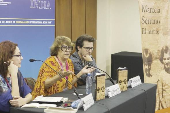 Marcela Serrano en la presentación de 'El manto'
