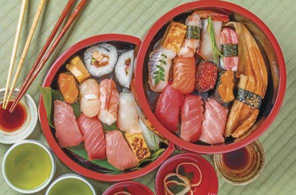 El sushi fresco puede adquirise a módicos precios.