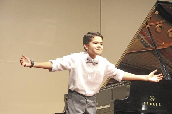 David, el pequeño gran pianista