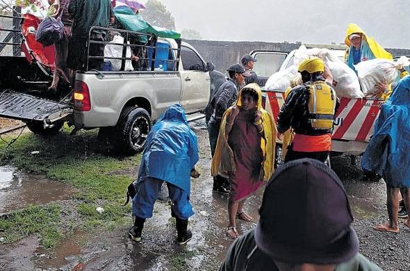 El Sinaproc reportó que más de 200 personas fueron evacuadas en el distrito de Tierras Altas.