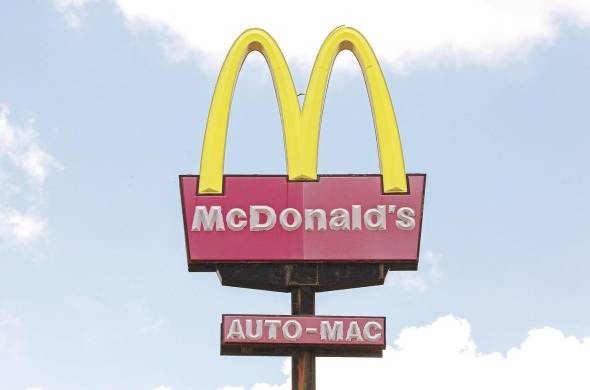 Vista del logo de la cadena McDonald's, en una fotografía de archivo.