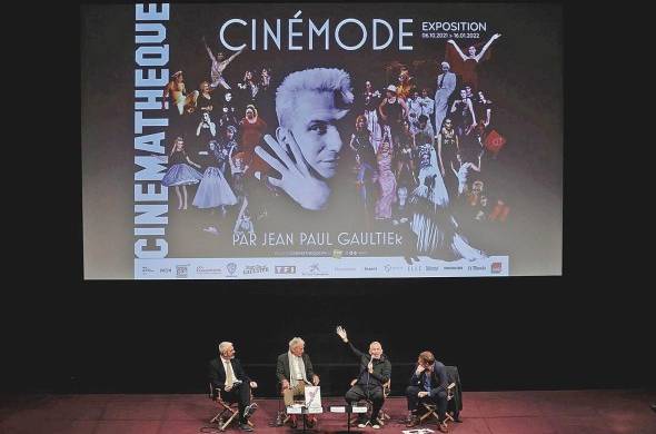 Rueda de prensa para presentar la exposición 'Cinemode de Jean-Paul Gaultier'.