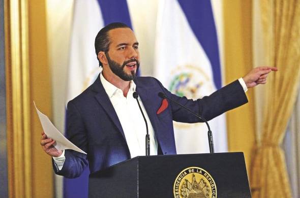 El presidente de El Salvador, Nayib Bukele.
