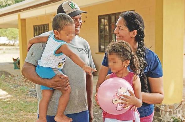 Familia venezolana refugiada en Panamá