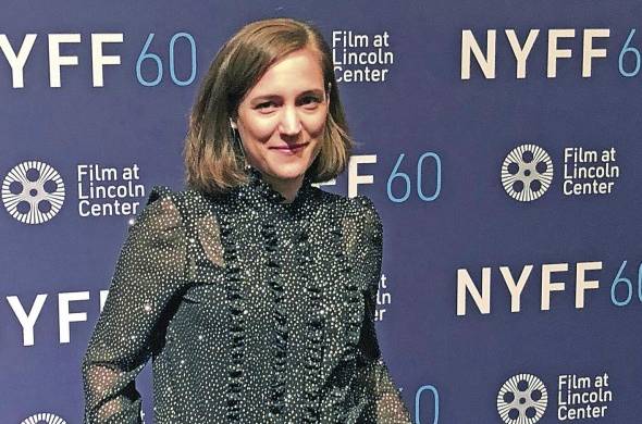La directora de cine española Carla Simón, durante el Festival de Cine de Nueva York en Nueva York.