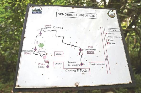 Sendero El Higuerón tiene 400 metros de largo.