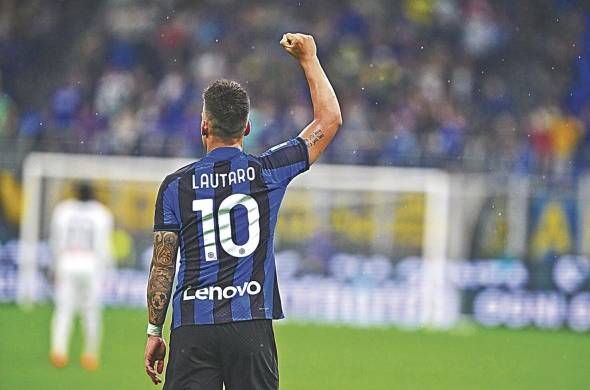 El delantero del Inter de Milán Lautaro Martínez