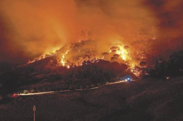 Muchos de los incendios forestales son producto del calentamiento global.