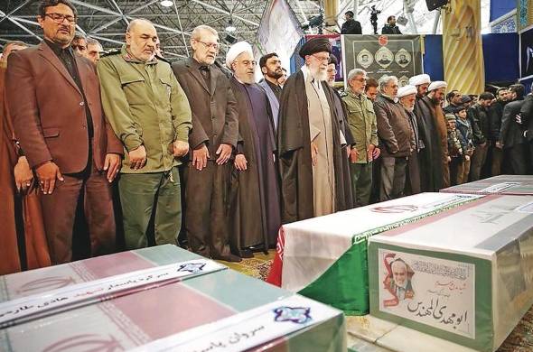 El funeral del general iraní, Qasem Soleimani se realizó ayer.