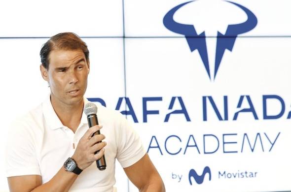 El tenista ofreció una conferencia de prensa ayer.