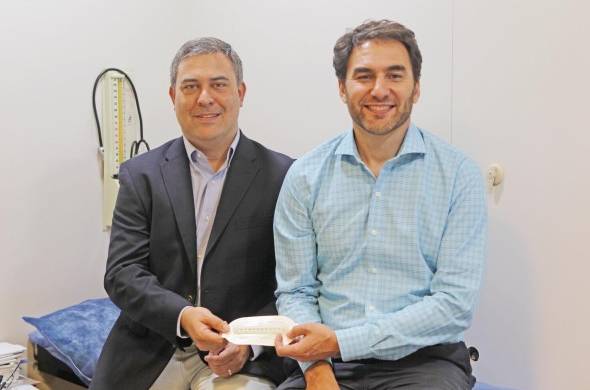 Diego Fridman y Pablo Luchetti, creadores del dispositivo médico Inclode.