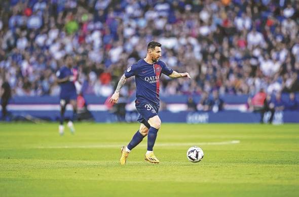 Lionel Messi durante su último partido con el PSG.