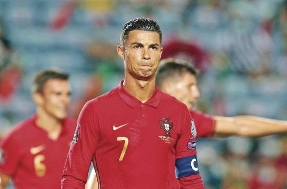 El delantero del Manchester United, Cristiano Ronaldo, quien posiblemente debutará con su equipo este sábado.