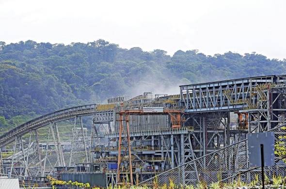 La empresa Minera Panamá explota la mina de cobre en Donoso, Colón.