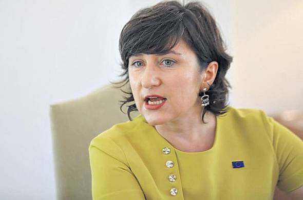 La embajadora de la Unión Europea en Panamá, Izabela Matusz